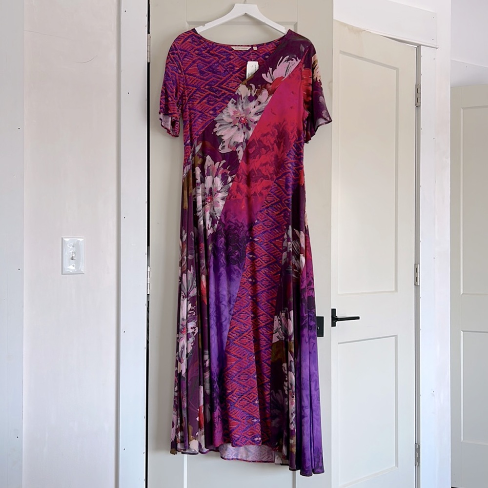 Soft Surroundings Rosario Dress Floral Print NWT Size Small